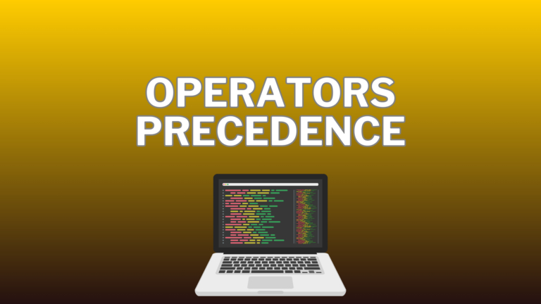 Operators precedence